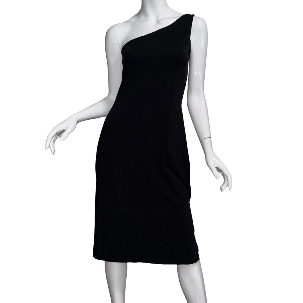 💖 Susana Monaco Black One Shoulder Dress